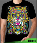 Neon Men T-shirt Tiger