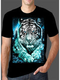 Men T-shirt 3D Tiger