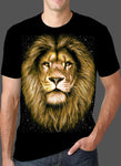 Men T-shirt 3D Lion